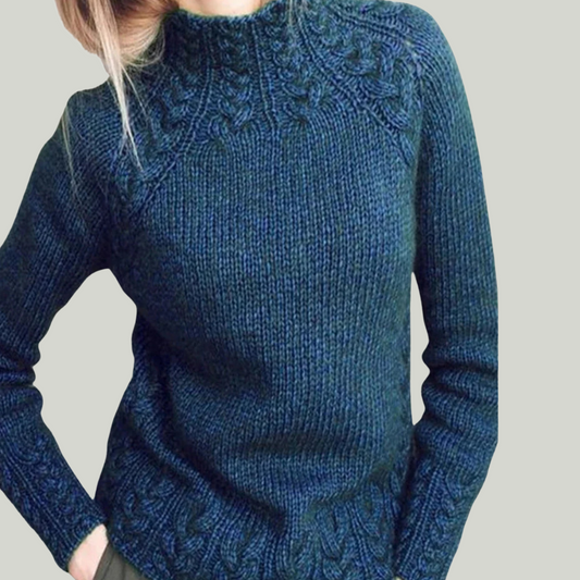 BERNADETTE | PULLOVER WITH VINTAGE TURTLE NECK