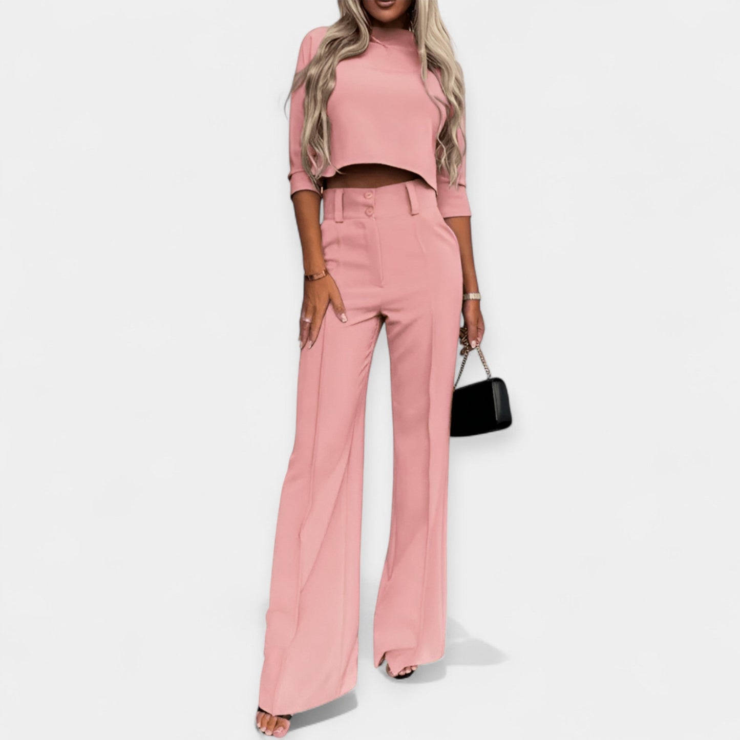 Zestaw Crop Top i Spodnie