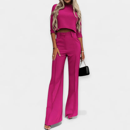 Zestaw Crop Top i Spodnie
