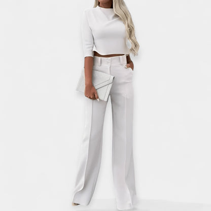Zestaw Crop Top i Spodnie