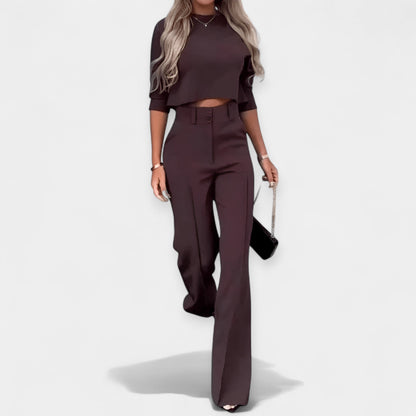 Zestaw Crop Top i Spodnie