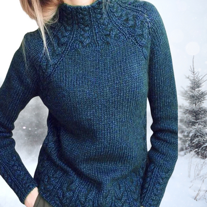 BERNADETTE | PULLOVER WITH VINTAGE TURTLE NECK