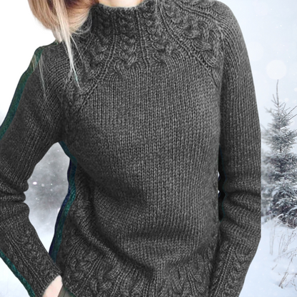 BERNADETTE | PULLOVER WITH VINTAGE TURTLE NECK