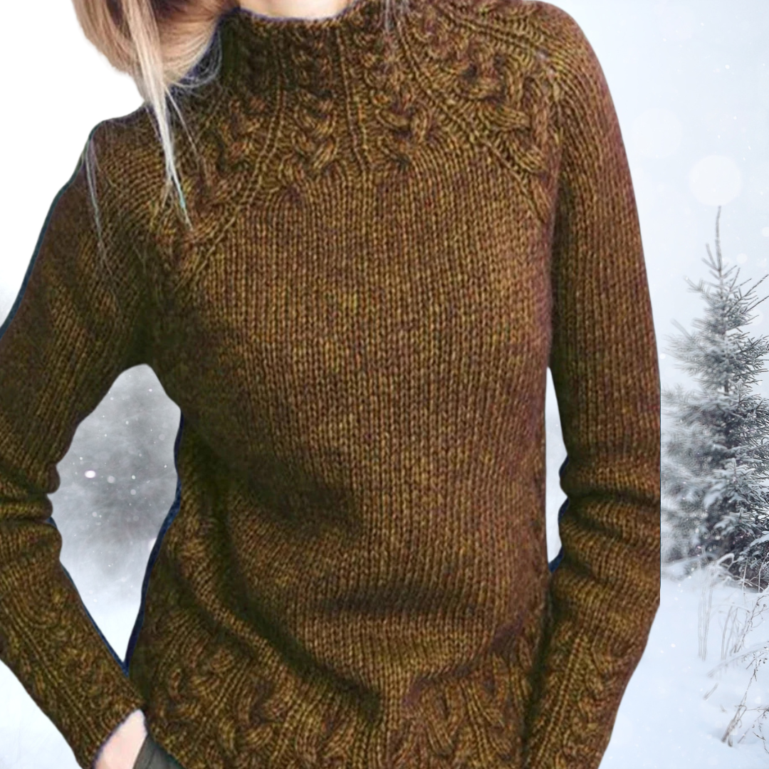 BERNADETTE | PULLOVER WITH VINTAGE TURTLE NECK