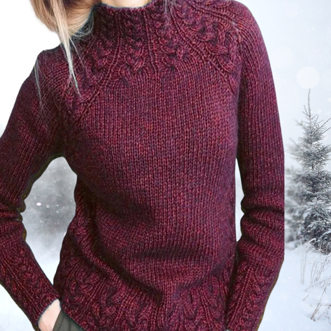 BERNADETTE | PULLOVER WITH VINTAGE TURTLE NECK