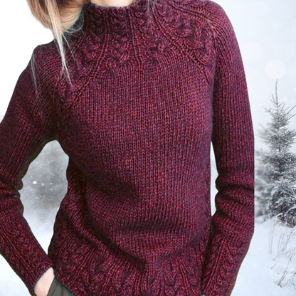 BERNADETTE | PULLOVER WITH VINTAGE TURTLE NECK