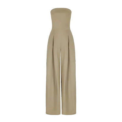 Kombinezon Bustier Bez Rękawów
