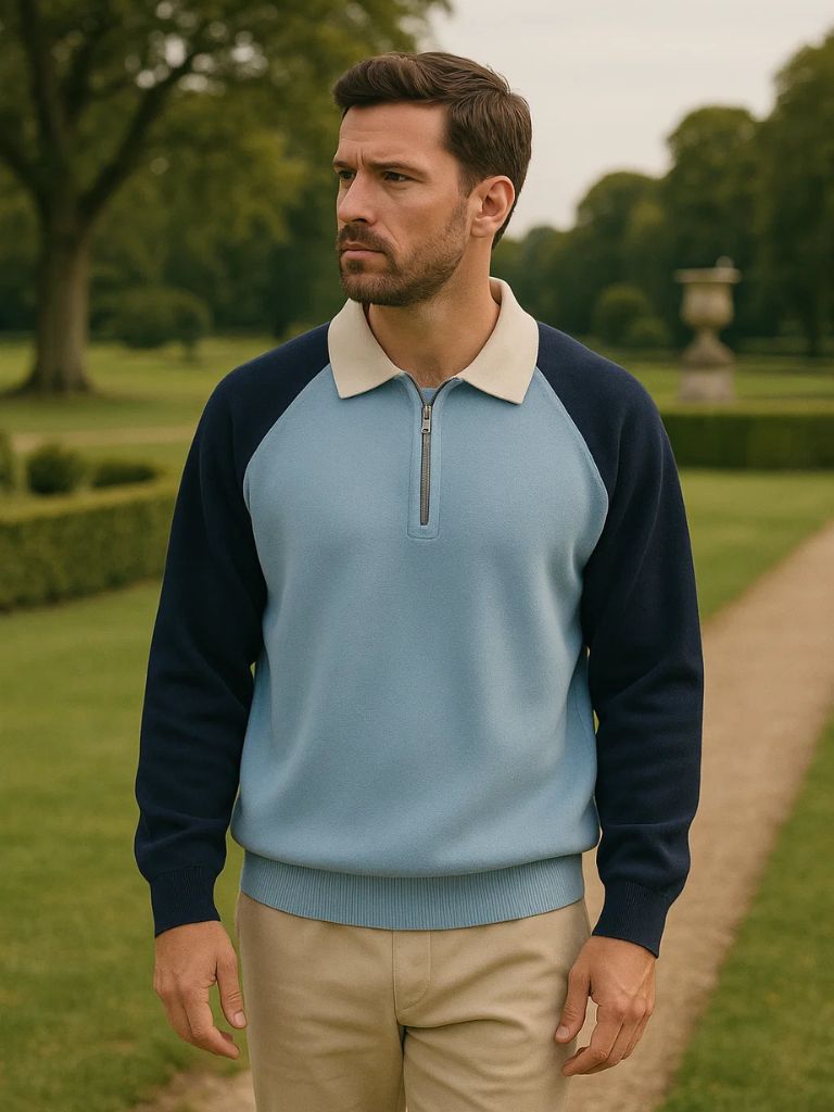 Sweter Polo Essentials