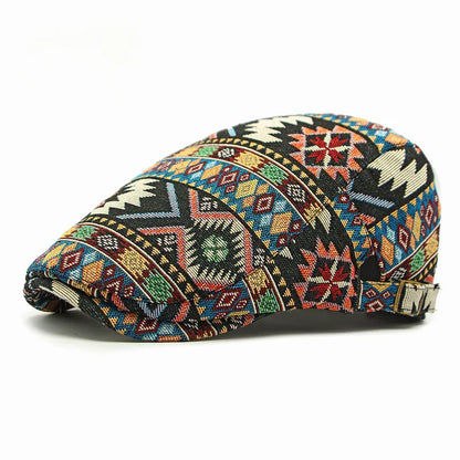Beeckhoven™ | Kolorowa Vintage Czapka Męska