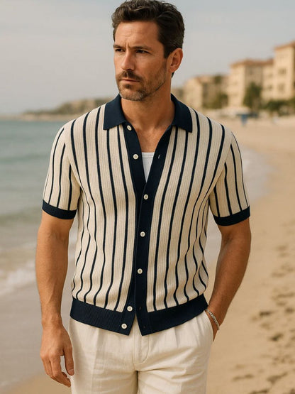 Atlantic Frame Knit Polo