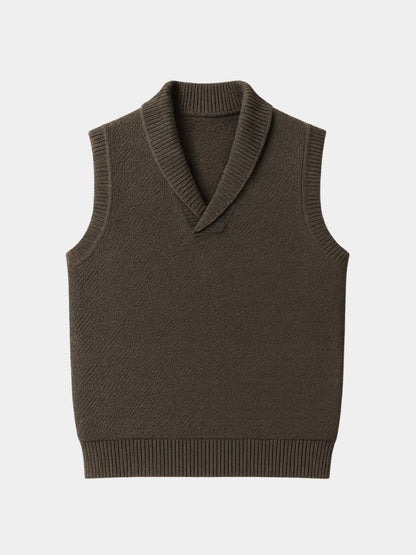 British Knit Knitted Waistcoat