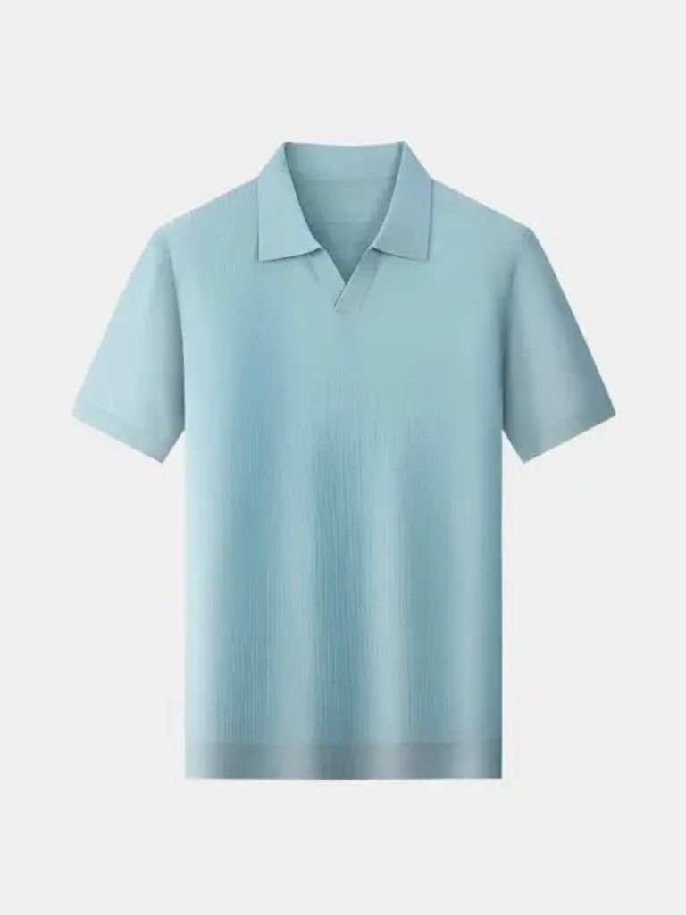 Casual Koszulka Polo Bez Guzików