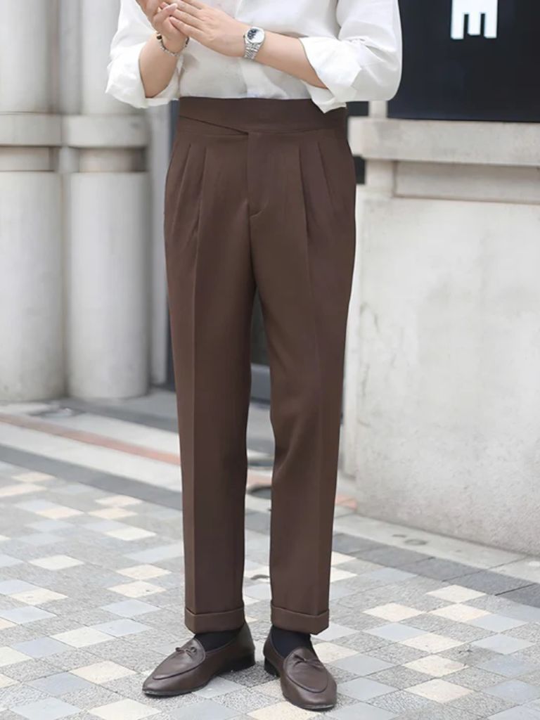 Eleganckie Spodnie Sztruksowe
