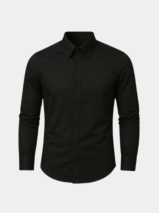 Elegancka koszula z kołnierzykiem w kształcie ostrza