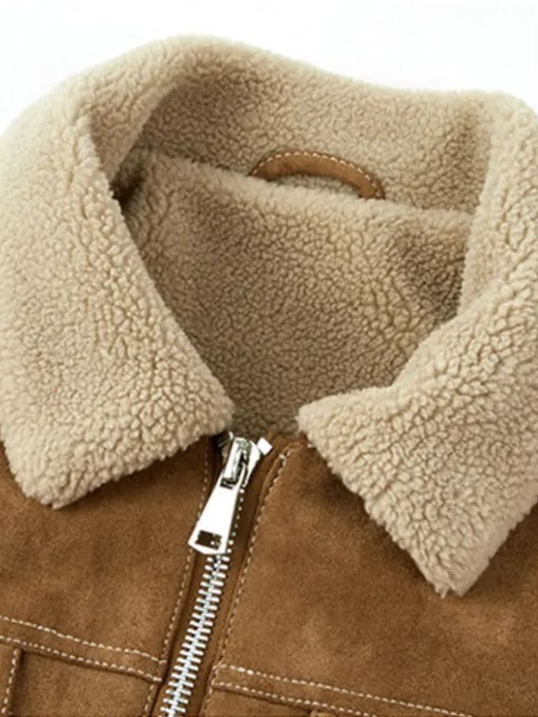Kurtka Fleece Suede