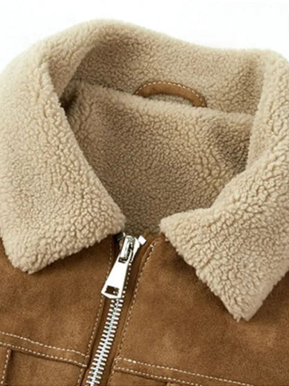Kurtka Fleece Suede