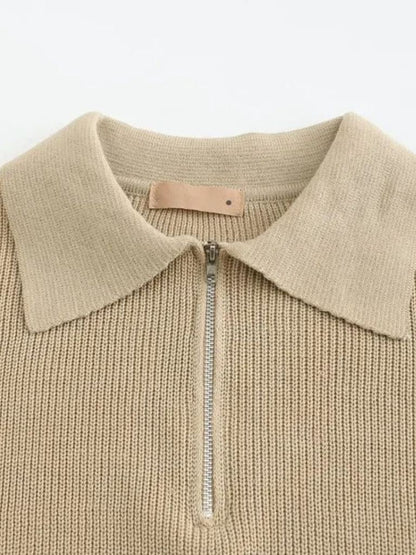 Basic Half-Zip Sweater