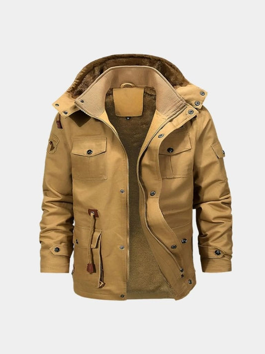 Kurtka Bomber z Kapturem z Fleece