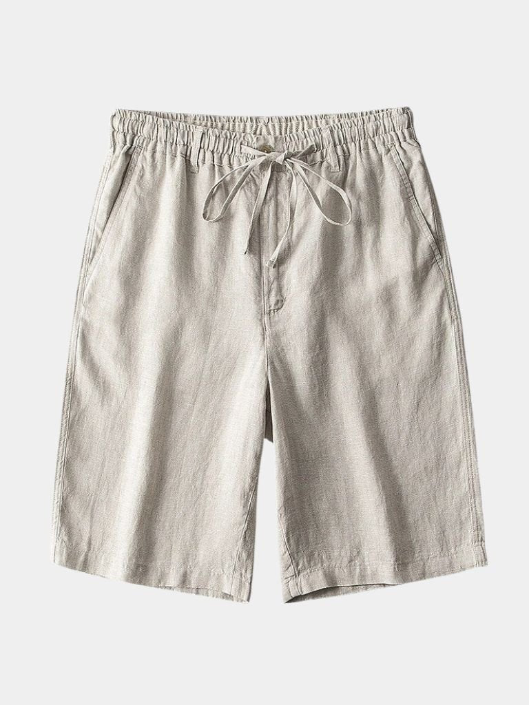 Szorty lniane Gris Mariner