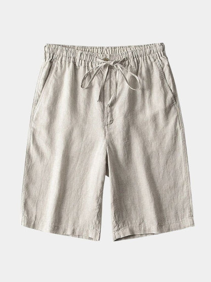 Szorty lniane Gris Mariner