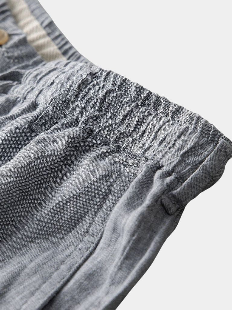 Szorty lniane Gris Mariner