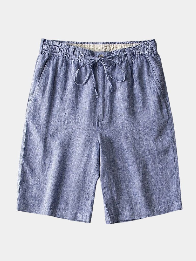 Szorty lniane Gris Mariner