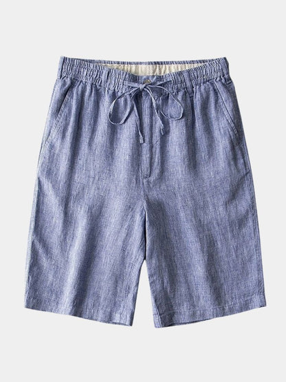 Szorty lniane Gris Mariner