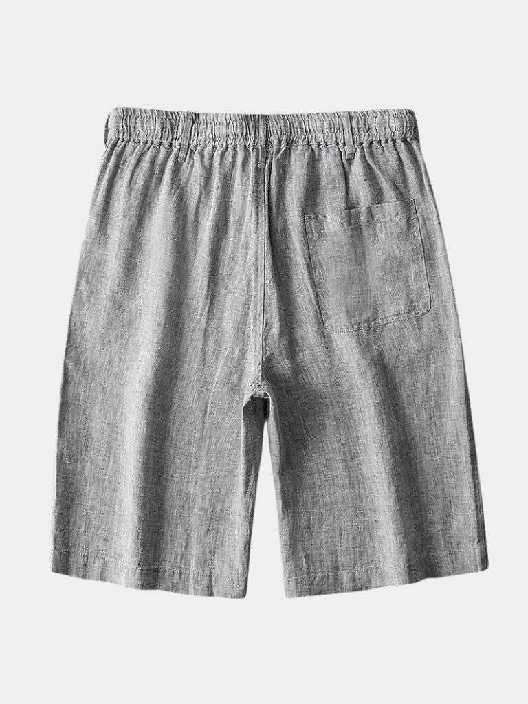 Szorty lniane Gris Mariner