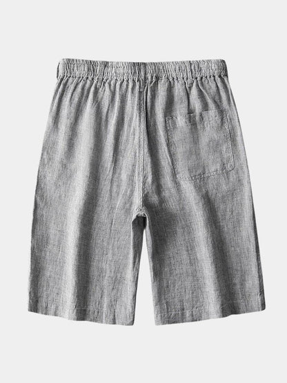 Szorty lniane Gris Mariner