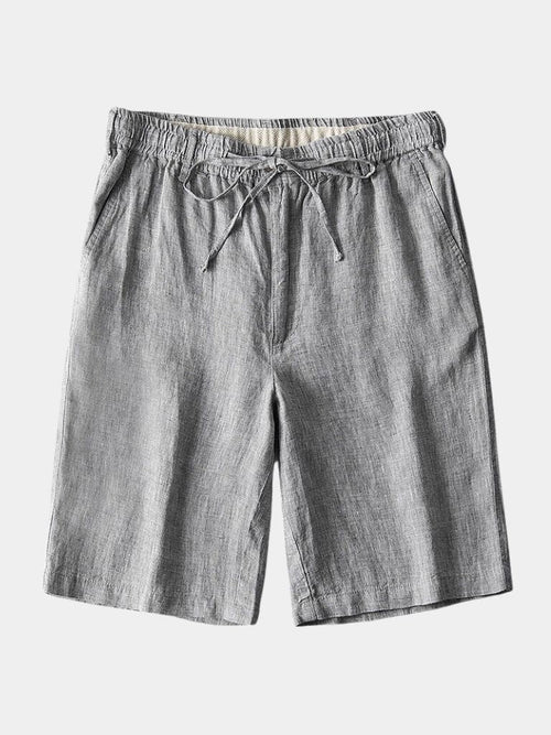 Szorty lniane Gris Mariner