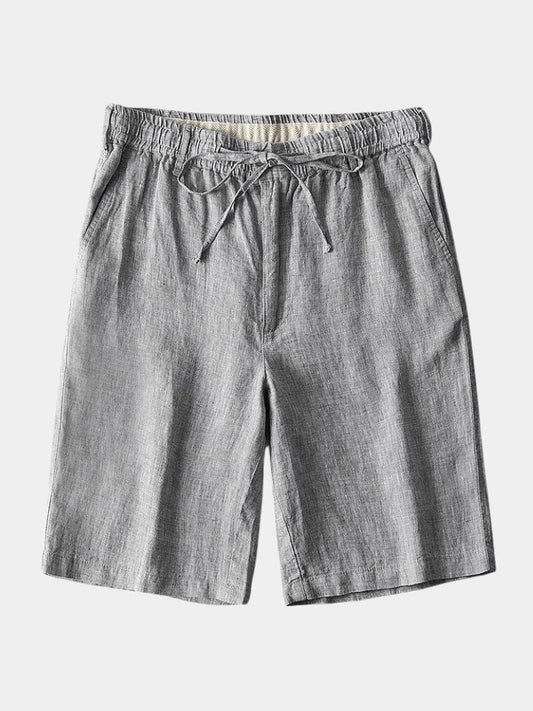 Szorty lniane Gris Mariner