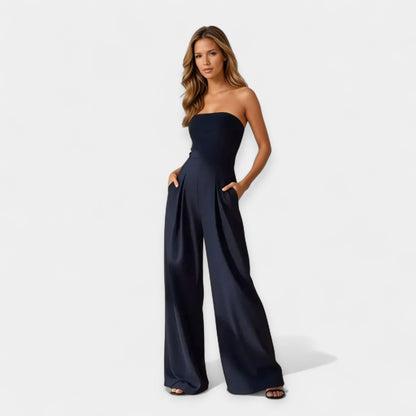 Kombinezon Bustier Bez Rękawów