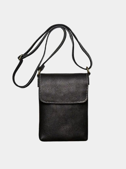 Męska mini torba skórzana na ramię