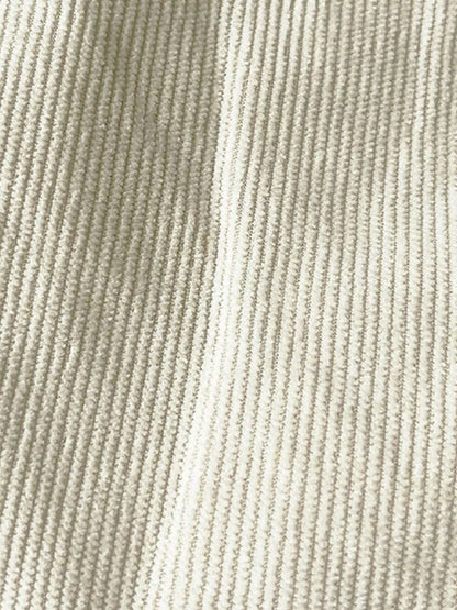 Minimalistyczny Zestaw Szortów i Koszuli z Weluru