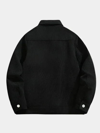 Minimalistyczna Kurtka Corduroy Sherpa