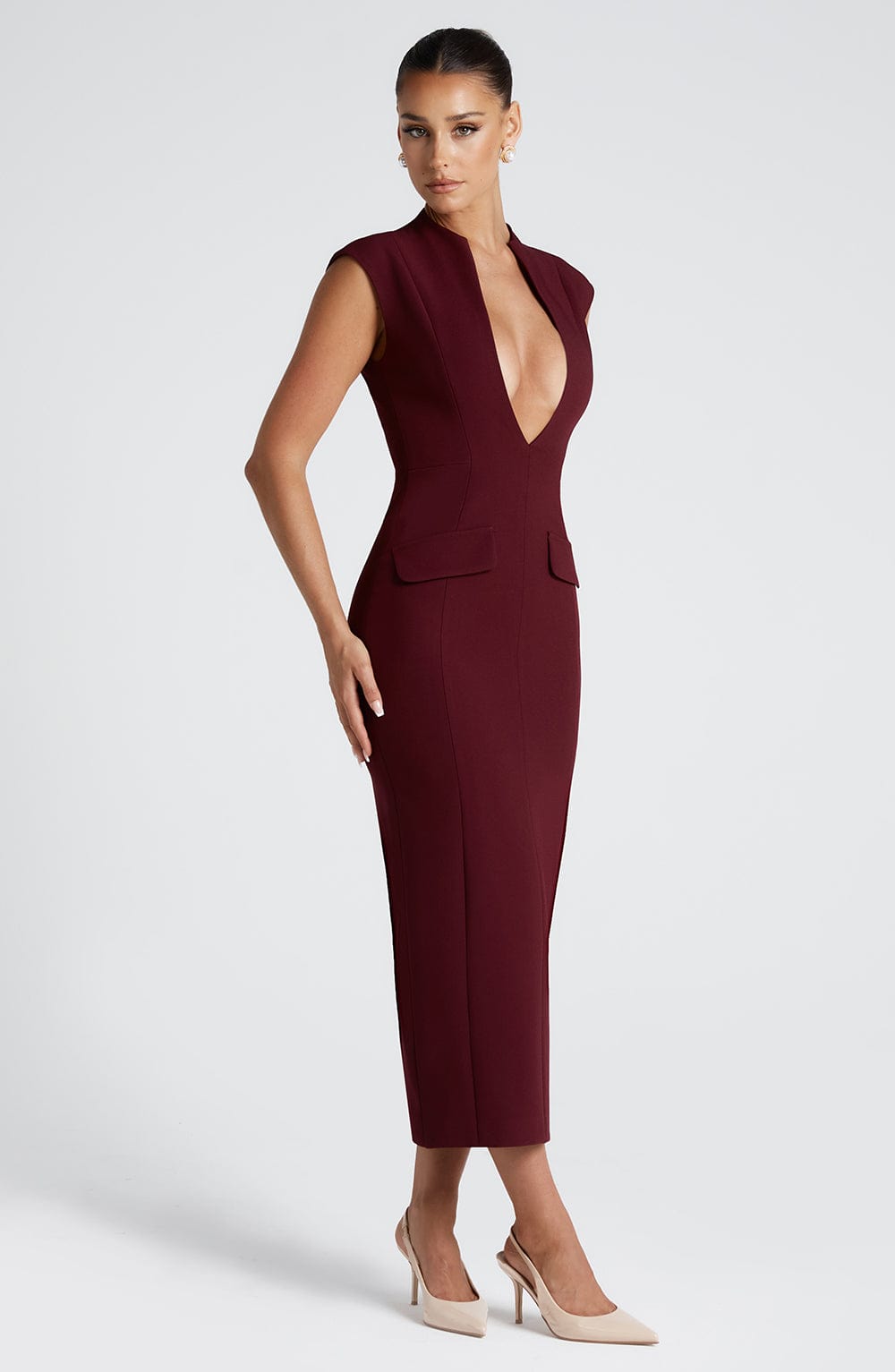 Sukienka Midi Nellie - Cerise Olive
