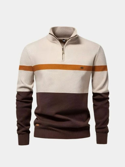 Sweter z zamkiem ćwierć