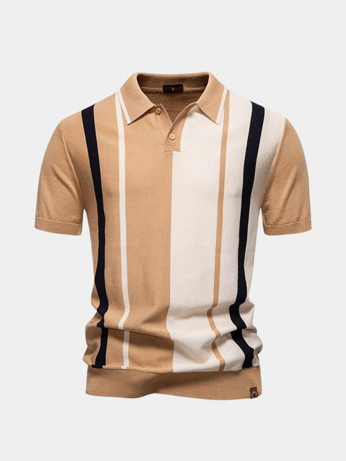 Retro Stripe Polo
