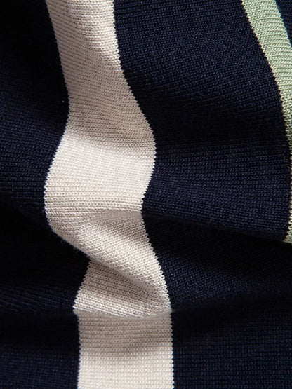 Retro Stripe Polo