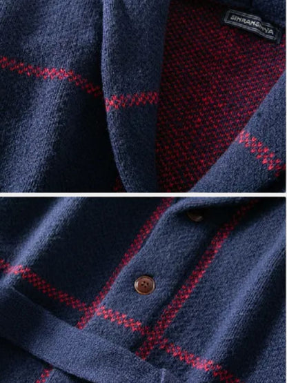 Sweter Płaszcz z Paskiem Rzym