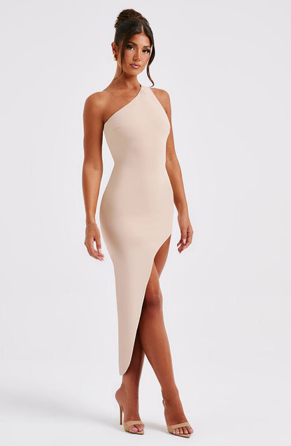 Sukienka Saffira Midi - Nude