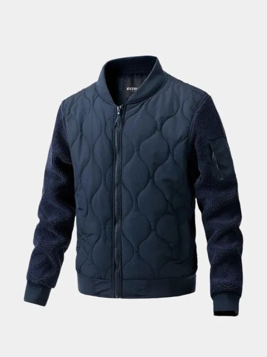 Kurtka Bomber Padded z Rękawami Sherpa