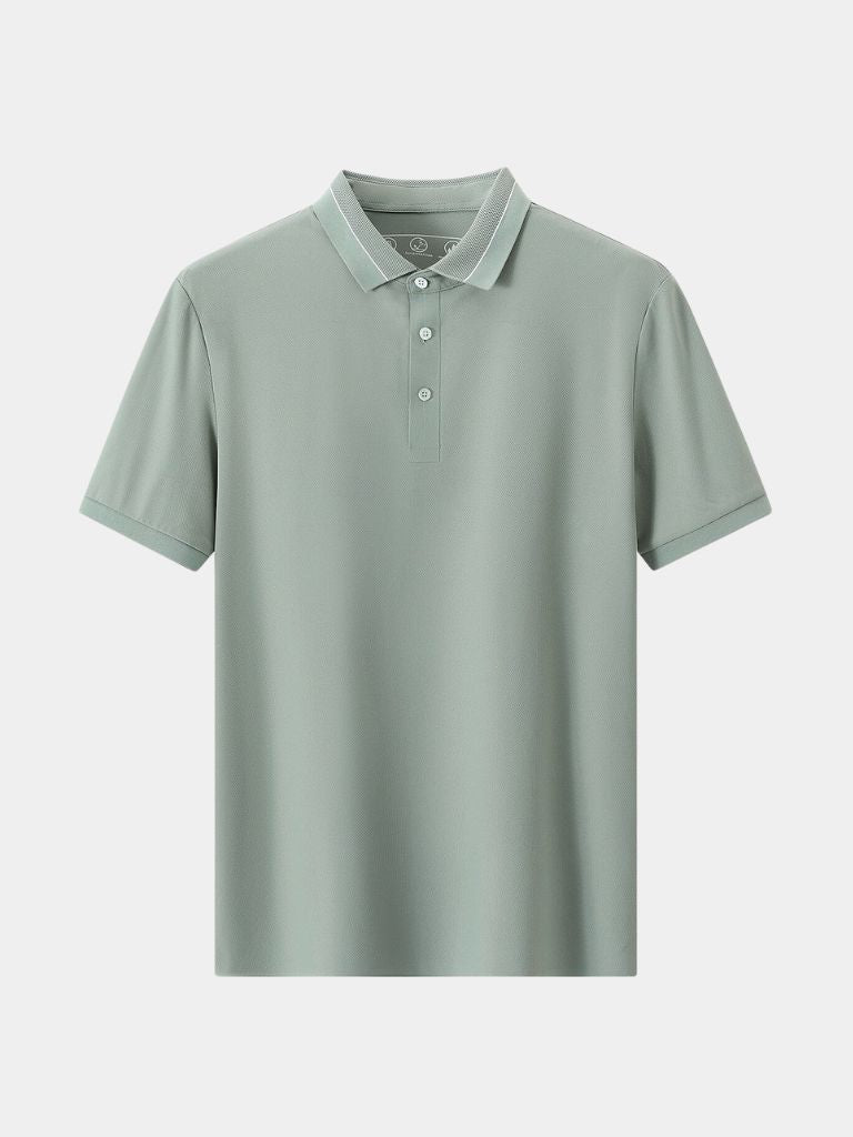 Polo w kolorze Stalowym Szarym