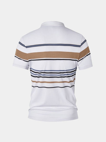 Polo w paski zachodu słońca