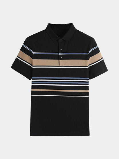 Polo w paski zachodu słońca