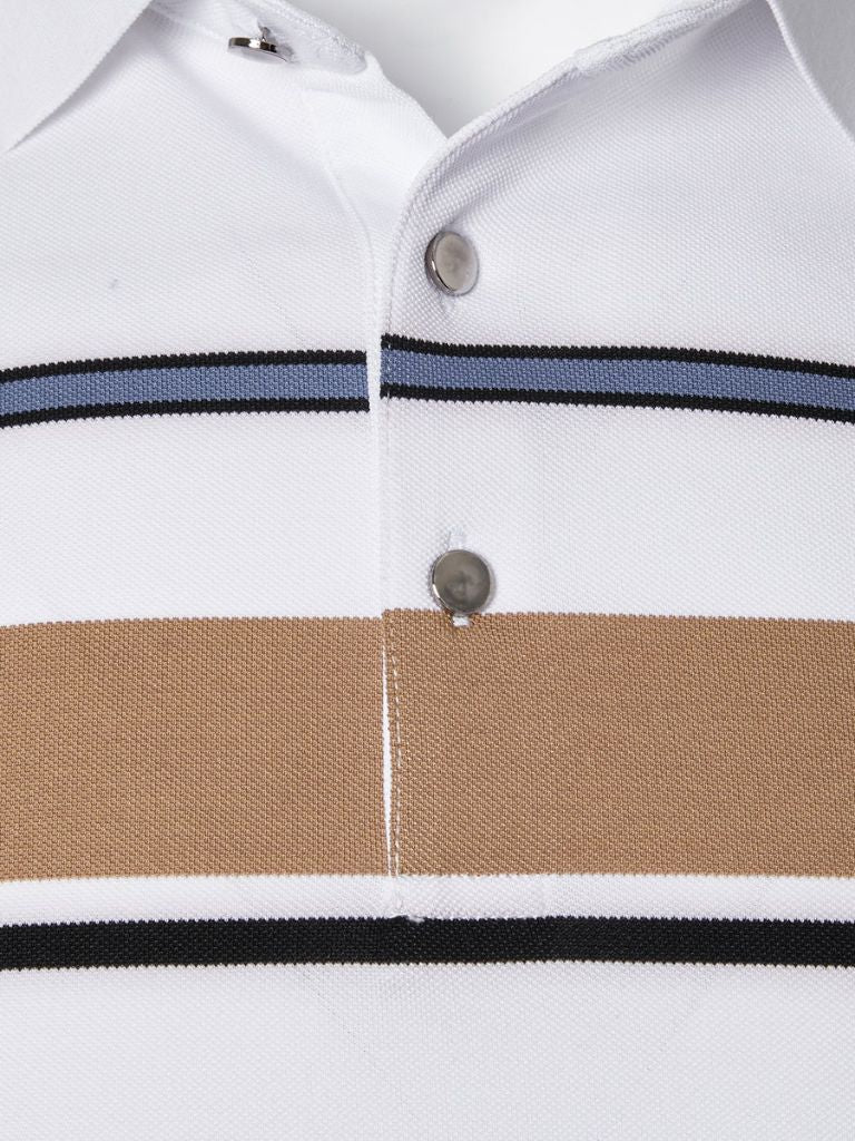 Polo w paski zachodu słońca