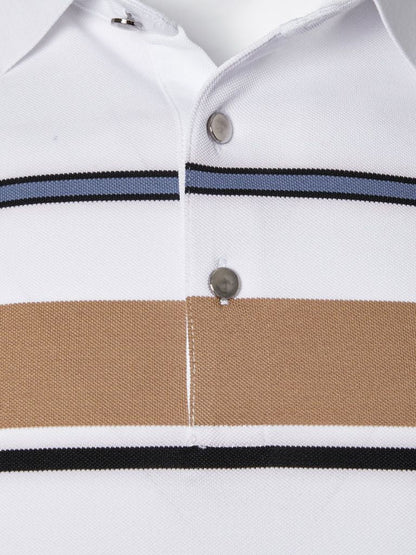 Polo w paski zachodu słońca