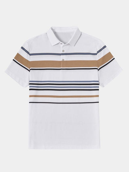 Polo w paski zachodu słońca