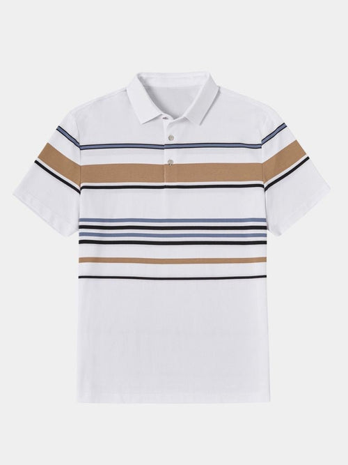 Polo w paski zachodu słońca