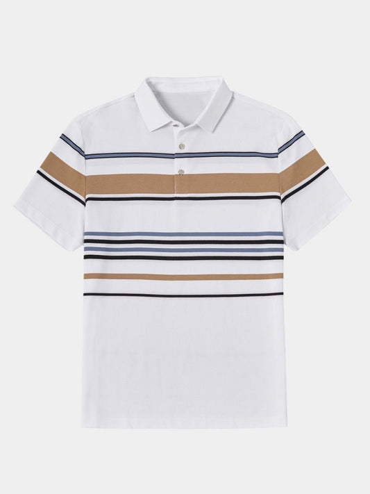 Polo w paski zachodu słońca